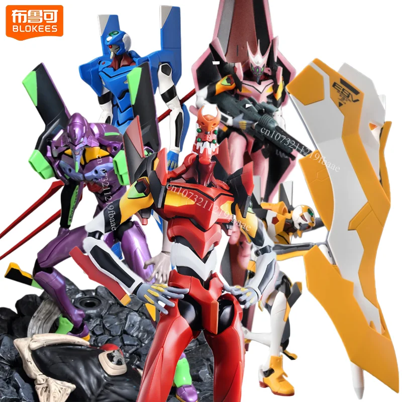 Model Kit Eva 00 - Figurines d'action authentiques Blokees en EVA