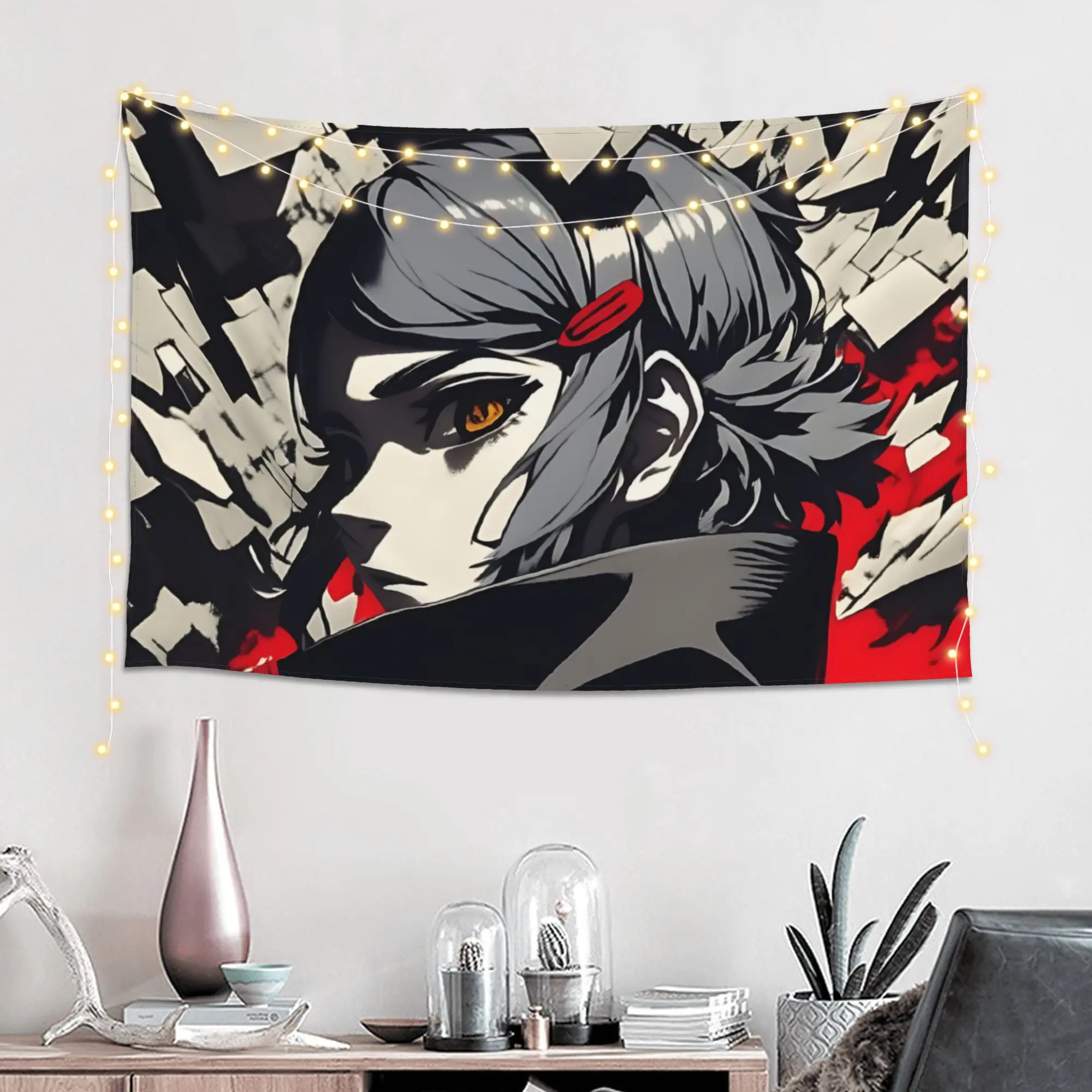 Cutecore Naruto Anime Theme Tapestry Bedroom Decoration  Wall Hanging Blanket Tapestry Cool Stuff For Room
