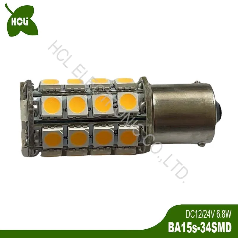 

High quality 12/24V 7W BA15S 1156 1141 Bau15S P21W Car Light Bulbs Led Rear Fog Lamps Turn Signal Taillight free shipping 10pcs