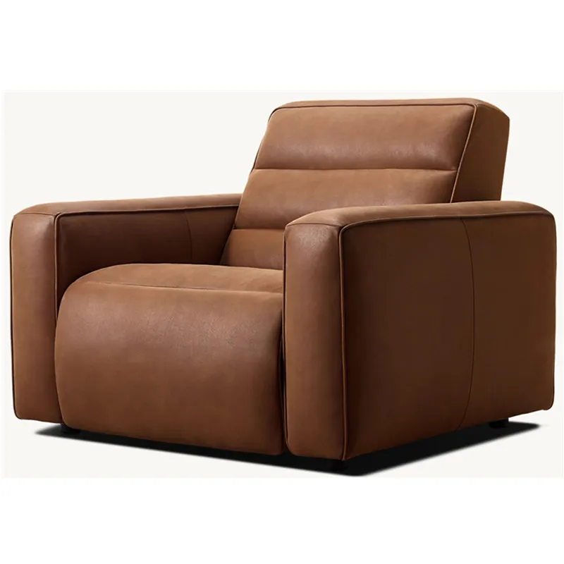 

Luxurious comfort Leather Chair Indoor Handcrafted Living Room Classic Modern Furniture