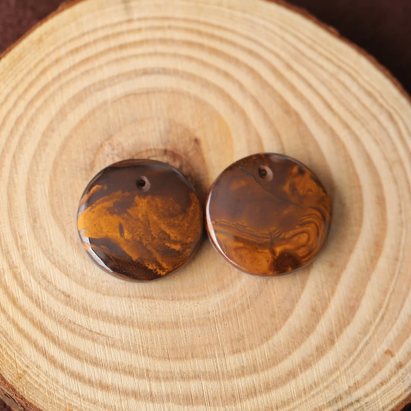 

Натуральный камень, опал, опалит, круглые серьги, бусины 20x4 мм, свободный драгоценный камень для изготовления ювелирных изделий ручной работы, принадлежности для рукоделия, 5,7 г