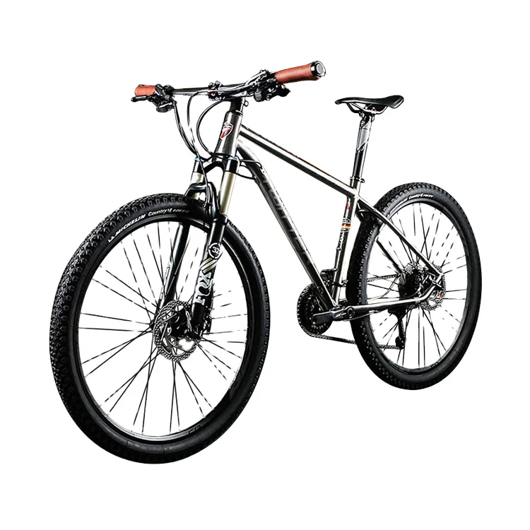 

China Bicycle Factory 22-33-Speed Dual Disc Damping Mountain Bike 27.5-Inch Titanium Alloy MTB