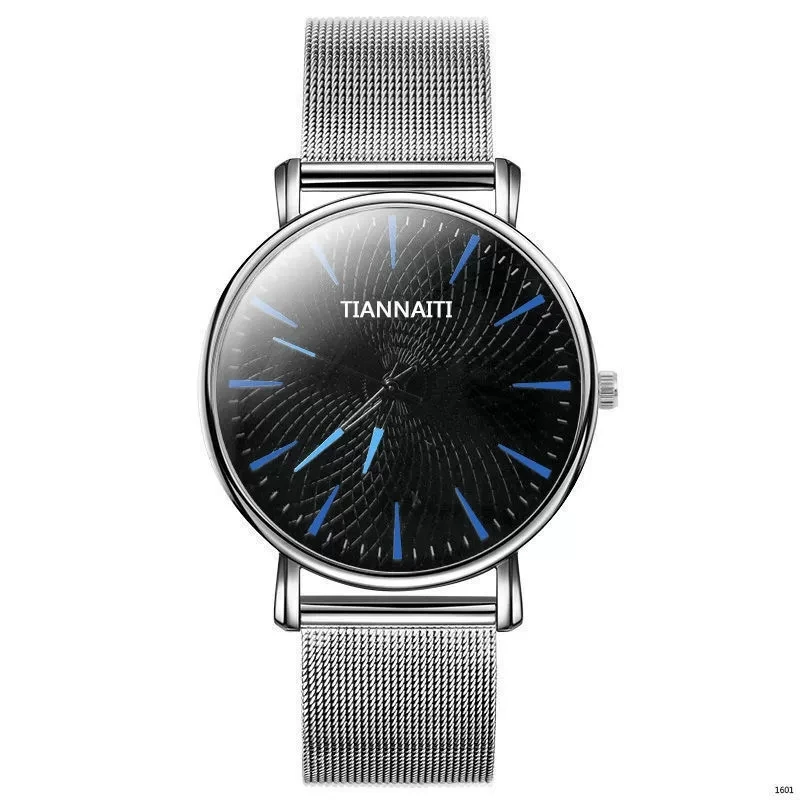 

Модные мужские деловые черные часы, роскошные ультратонкие сетчатые часы из нержавеющей стали, кварцевые мужские наручные часы, повседневные классические мужские часы