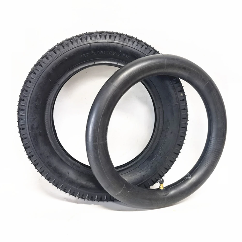 12 Inch Inner Tube&Tyre 12 1/2x2 1/4(62-203) For E-Bike Scooter 12.5x2.50 Tire Rubber Inner/outer Tire Cycling Accessories