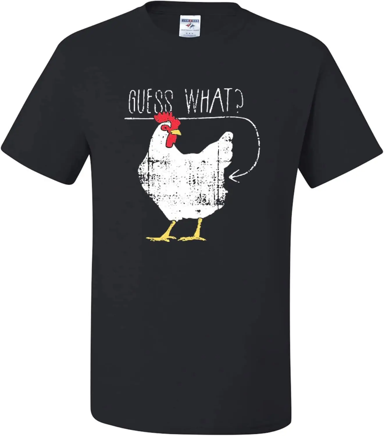 Guess What Chicken Butt Funny Graphic Mens T-shirts