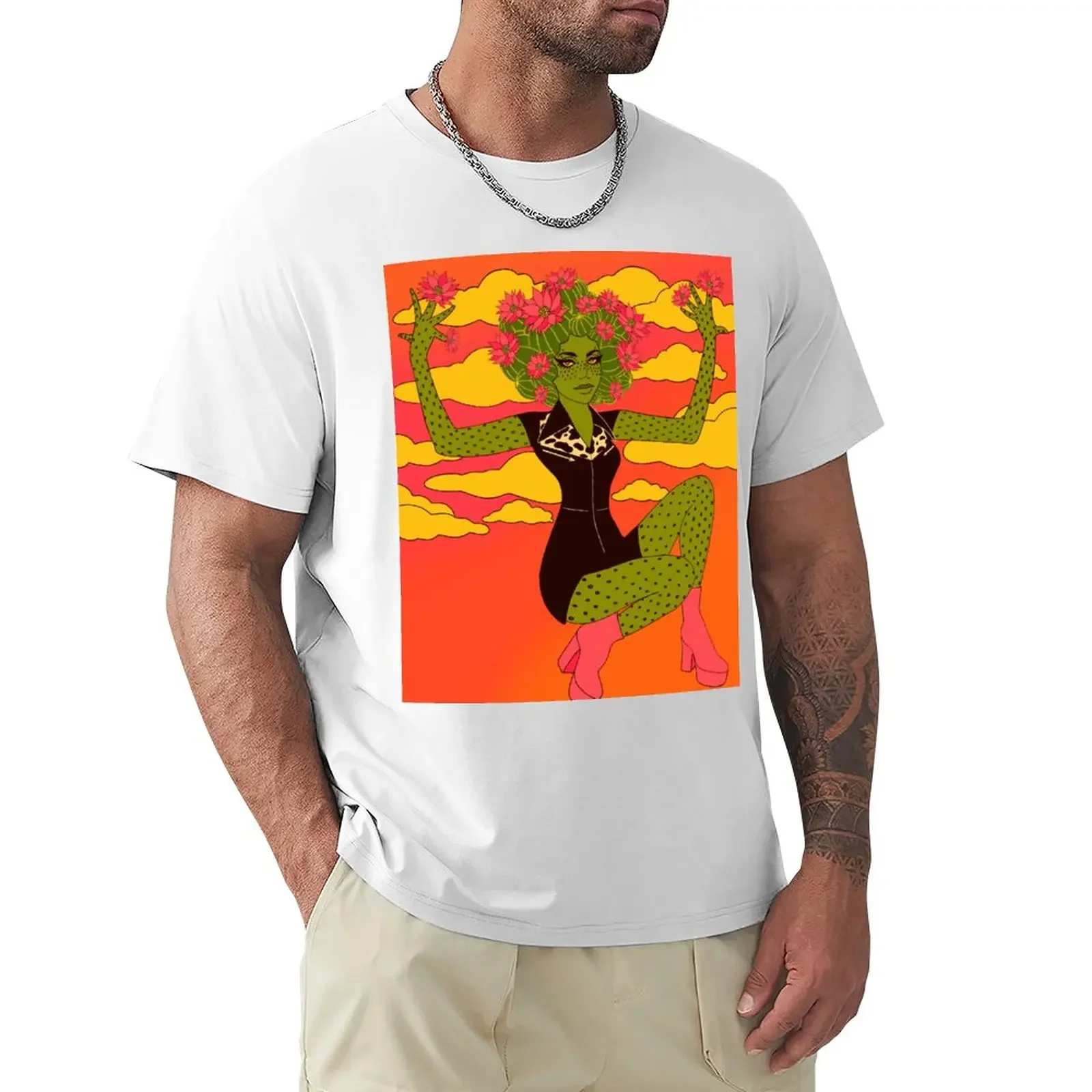 Cactus Babe T-Shirt hippie clothes customs design your own men graphic t shirts