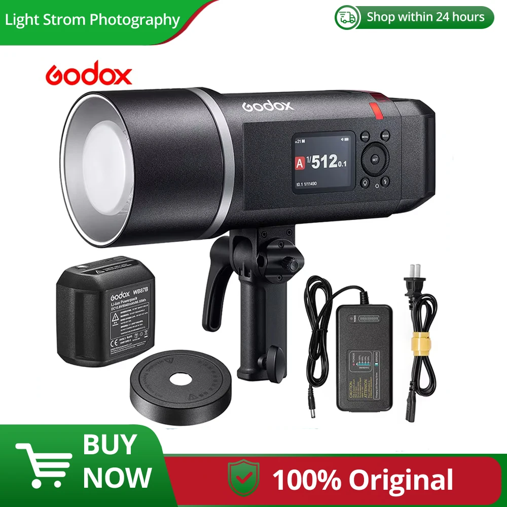 

Godox AD600BMII AD600BM II Second-Generation external camera flash 600W high-power photography light