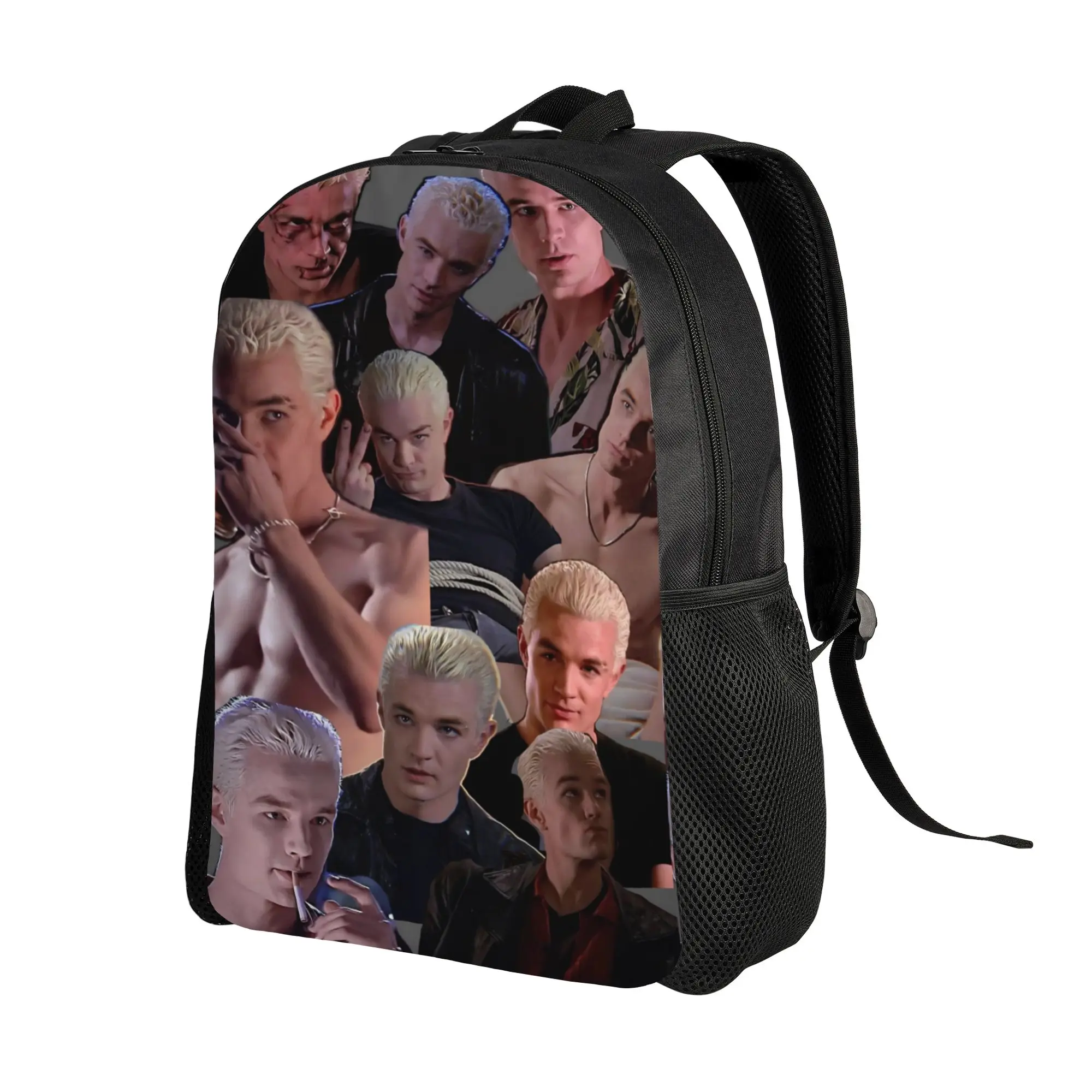 Buffy the Vampire Slayer Movie Fashion Backpack Sports Student Work Spike Daypack for Men Women College Canvas Bags