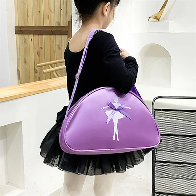 Ballet Dance Bags Handbag Pink Girls Lovely Backpack Baby Package Ballet Bag Handbag One Shoulder Bag Waterproof Princess Bag