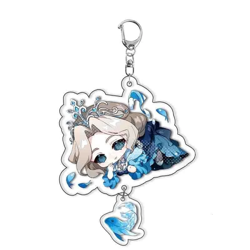 Identity Ⅴ Cosplay Acrylic Keychain Pendant Delicacy Cartoon Anime Delicate Ambitus Decorate Individuality Keyring Widget Gift