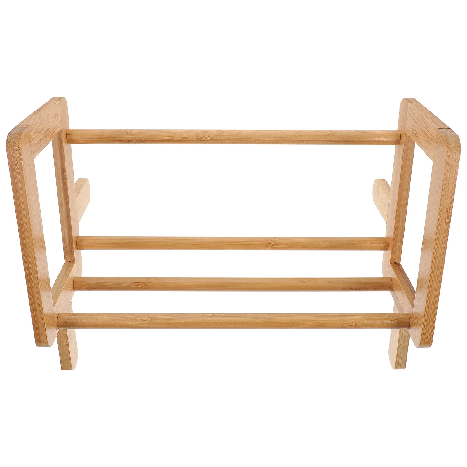 

Bamboo Desktop Bookshelf Sturdy Book Organizer Storage Rack for Books Documents Magazine Holder Office Home Desktop Bookshelf