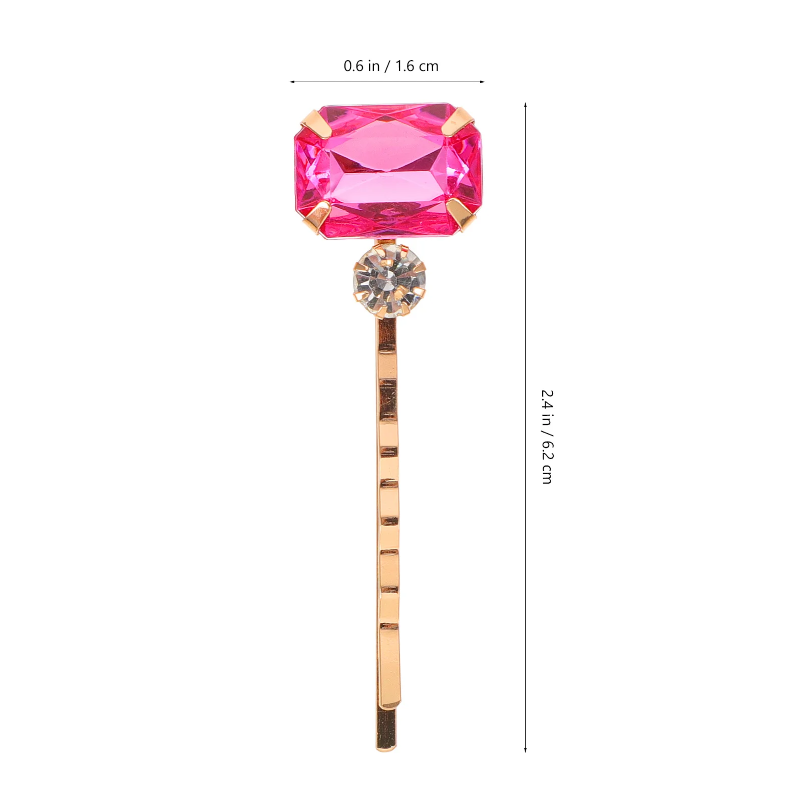 

12Pcs Acrylic Rhinestone Hair Clips Women's Elegant Decorative Barrettes for Formal Event Casual Wear Jewelry Gift