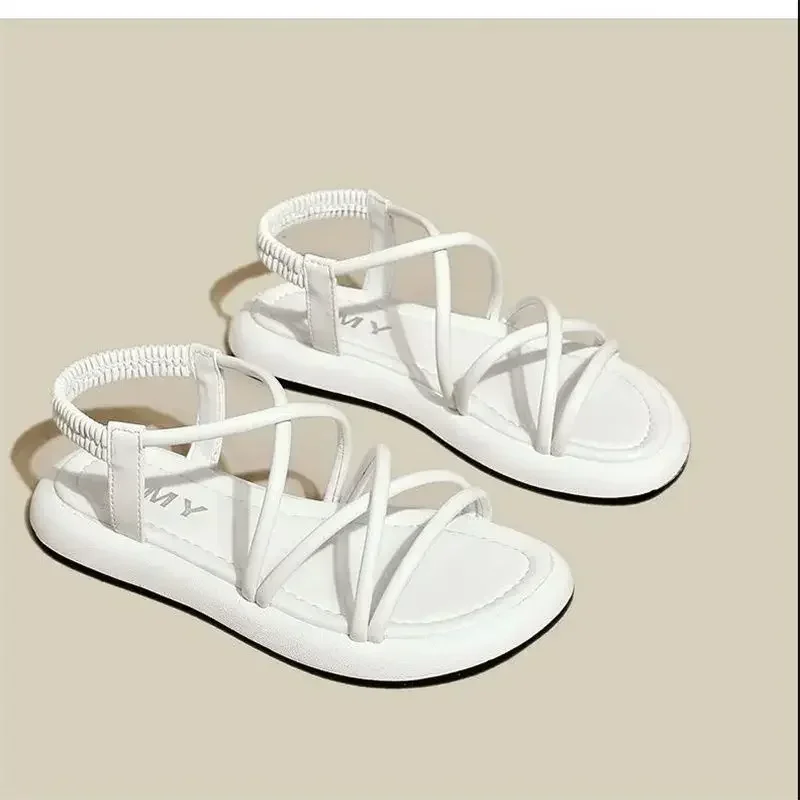 

Women's Roman Sandals RomeThick Open Toe Sandals Summer Soft Sole Heightened Casual Fashion Sandals Sandalias Mujer 2024 New