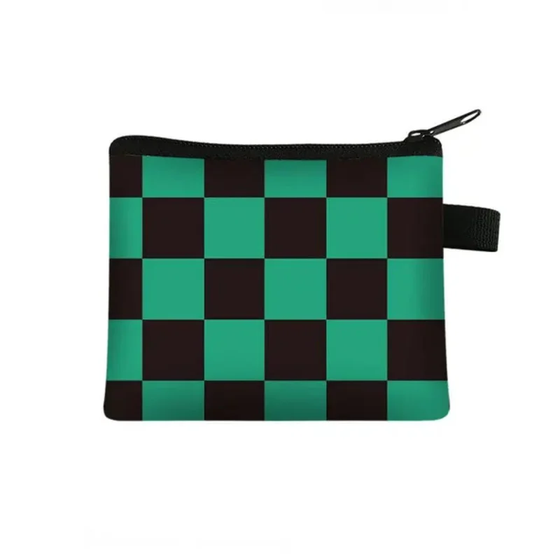 Monedero de Anime Kimetsu No Yaiba, monedero de Cosplay Kamado Nezuko, monedero de lona, monedero, bolsa de almacenamiento de monedas @ 0Z *