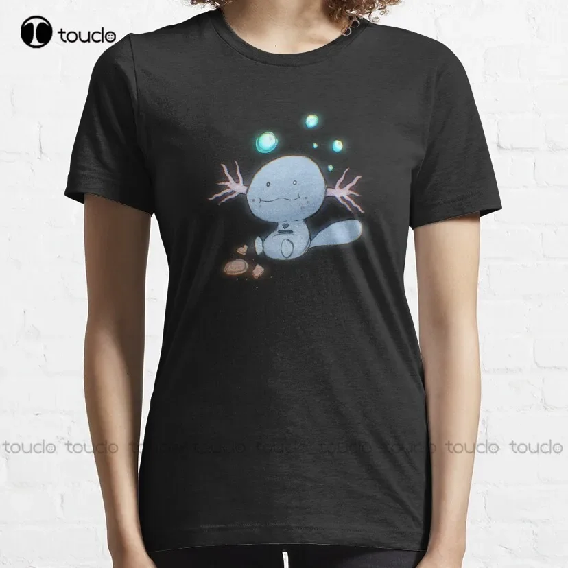 Wooper Axolotl Lizard Classic T-Shirt Mens Golf Shirt Custom Aldult Teen Unisex Digital Printing Tee Shirt Xs-5Xl Gift