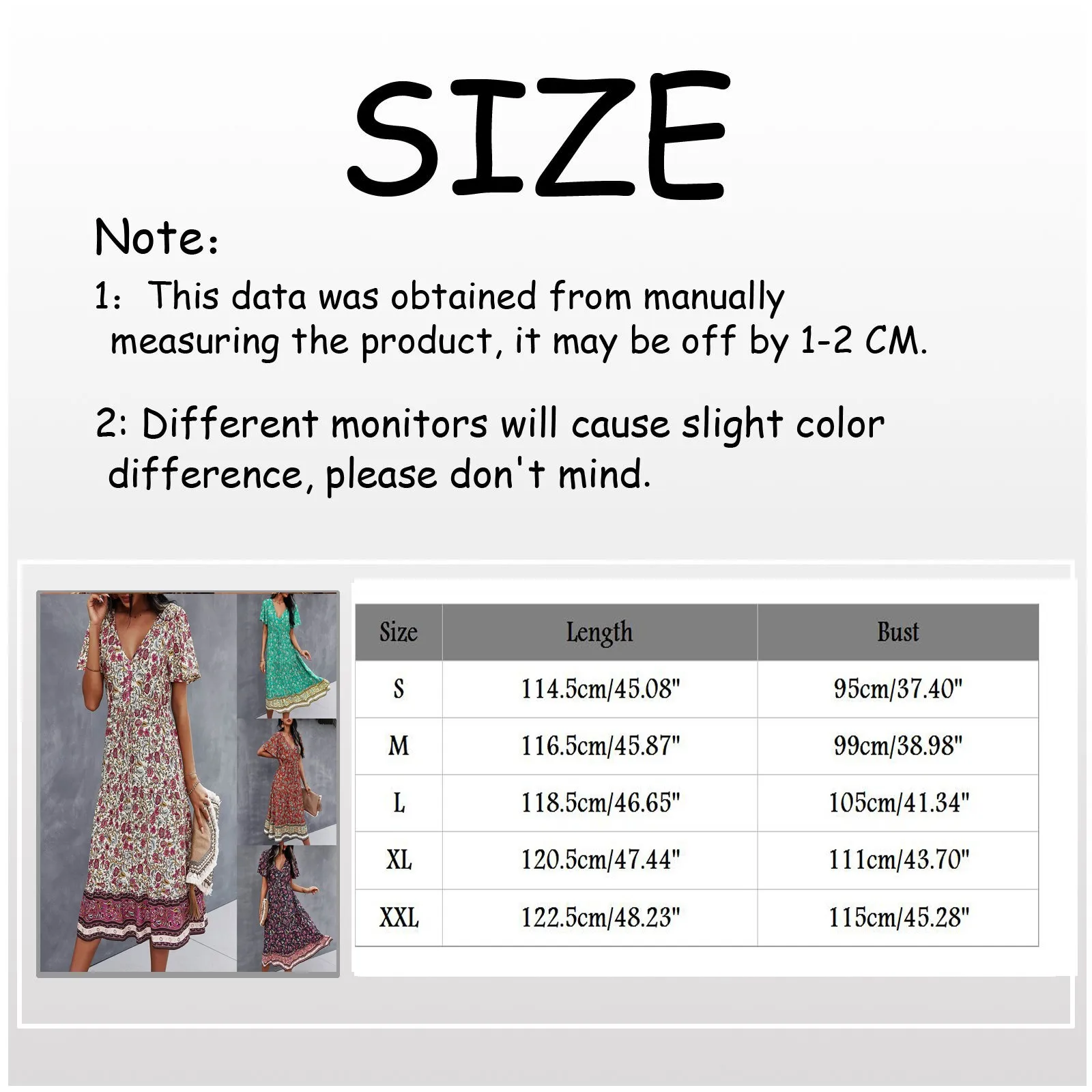 Deep V-Neck Summer Dress 2024 Beach Boho Floral Print Vintage Button Dresses Women Casual Loose A-Line Midi Long Elegant Robe