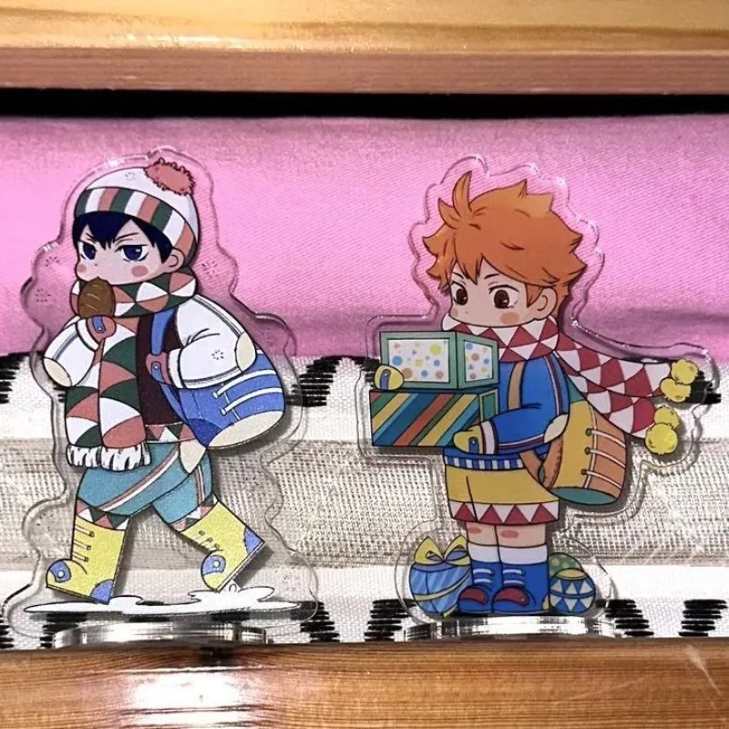 2026 New Haikyuu!! Acrylic Stand, Hinata Shoyo & Tobio Kageyama Desk Ornament, Stylish Anime Merch Desktop Display Stand view 2