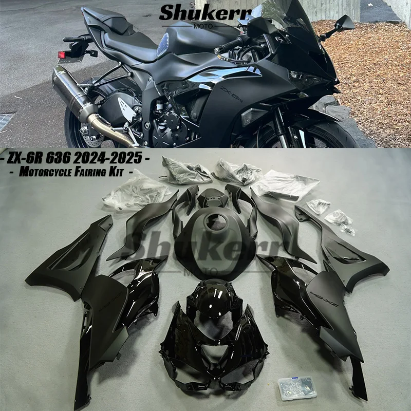 

New Abs Plastic Motorcycle Fairing Kit Fit for Kawasaki Ninja Zx6R 636 2024 2025 High Quality Bodywork Kit Set Fairing Custom