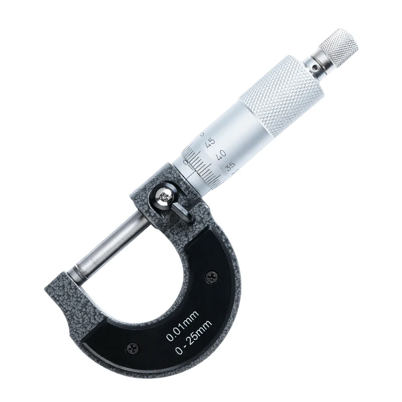 Precise Gauge Micrometer 0-25mm 0.001mmOutside Metric Caliper Measurement Micrometer Tool External Micrometer Micrometric Gauges