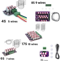 3S 4S 6S 8S 17S 6A Active Equalizer Whole Group Balancer Lifepo4 Lithium Active Battery Energy Transfer Equalization Capacitor