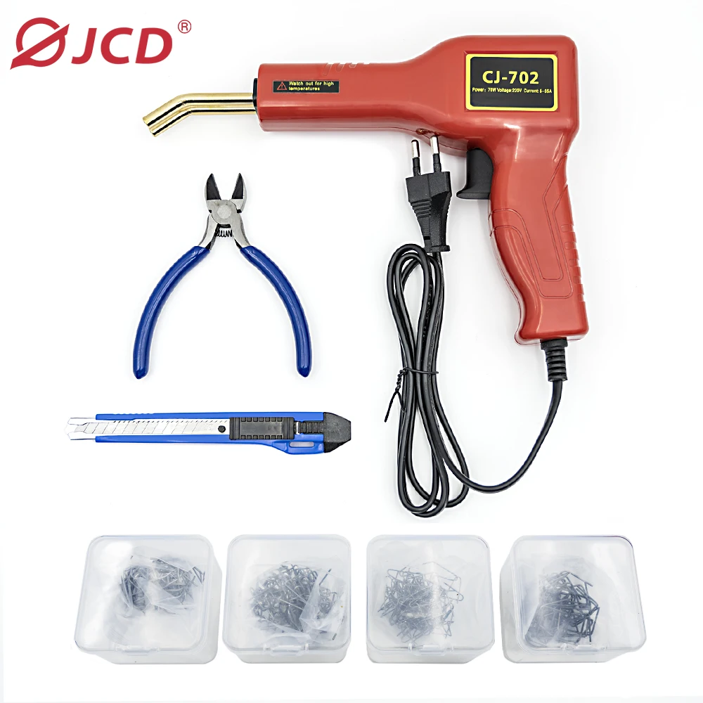 

Hot Stapler Plastic Welding Machine Bumper Repair Kit Soldering Iron For Plastic Repair Car Bumper Repair Welding Gun