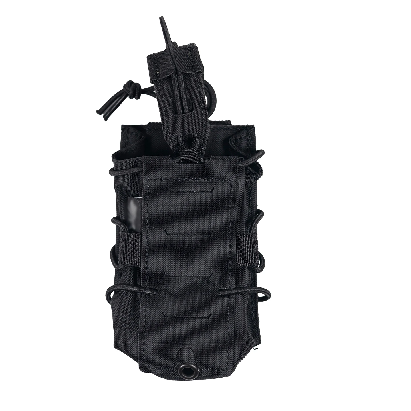 Tactical MOLLE Magazine Pouch | 500D IR-FR Nylon | Single/Double/Triple, Fast-Draw, Grenade | Black