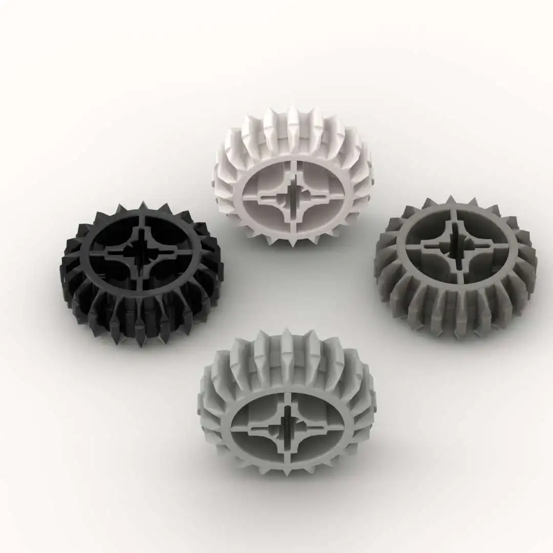 10 SZT. Płyta Częściowa 18575 Koło Zębate 20 Zębów 32269 Zaawansowane Technologicznie Klocki Konstrukcyjne 100% Kompatybilne Klocki DIY Zabawki