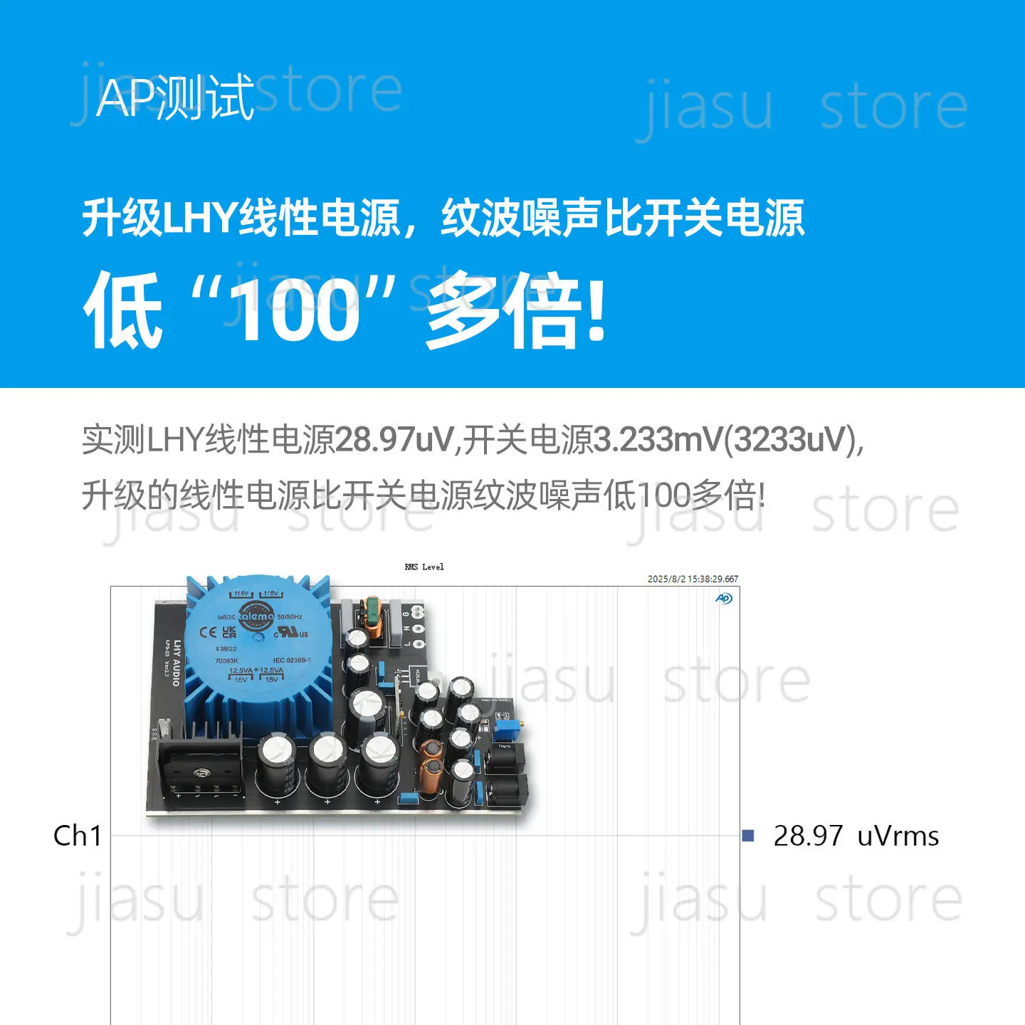 Linear DC Power Supply 25 35W, 5V 9V 12V 15V 18V Regulated for Audio DAC STB Decoder Power Adapter