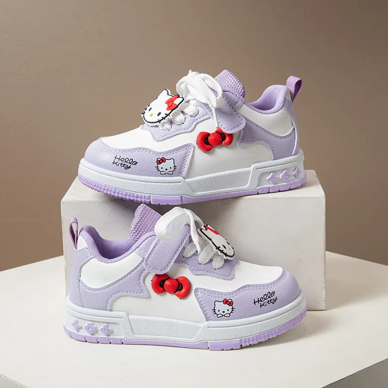 

Детские кроссовки Hello Kitty 2026 Весна-Осень: легкие, с мягкой подошвой, дышащие, повседневные, для мальчиков и девочек