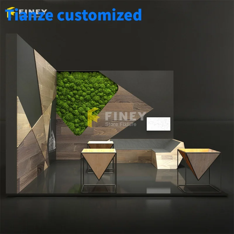 

（customized）Customized Modern Trade Show Display Stand Decoration Exposition Street Store Mall Design One-stop Service up Di