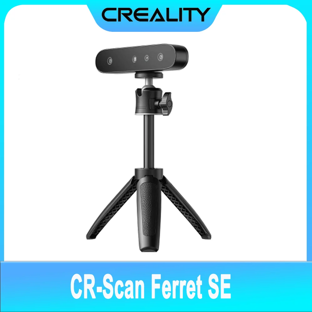 

Портативный ручной 3D-сканер Creality CR-Scan Ferret SE: быстрое полноцветное сканирование 30 кадров/с, точность 0,05 мм, 24-битное 3D-моделирование