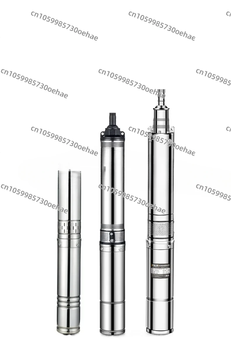 Deep Well Submersible Pump Household Well Water 220v Stainless Steel High Lift Deep Water Suction Screw Pump Irrigation