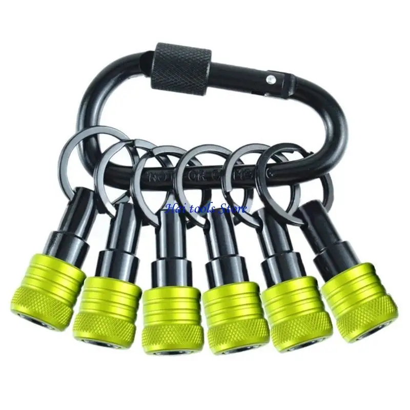 

X37E Multiple Use 1/4inch Hexagonal Shanks Screwdriver Bit Holders Set Sockets Organizers Simple Use for Mechanics & Enthusia