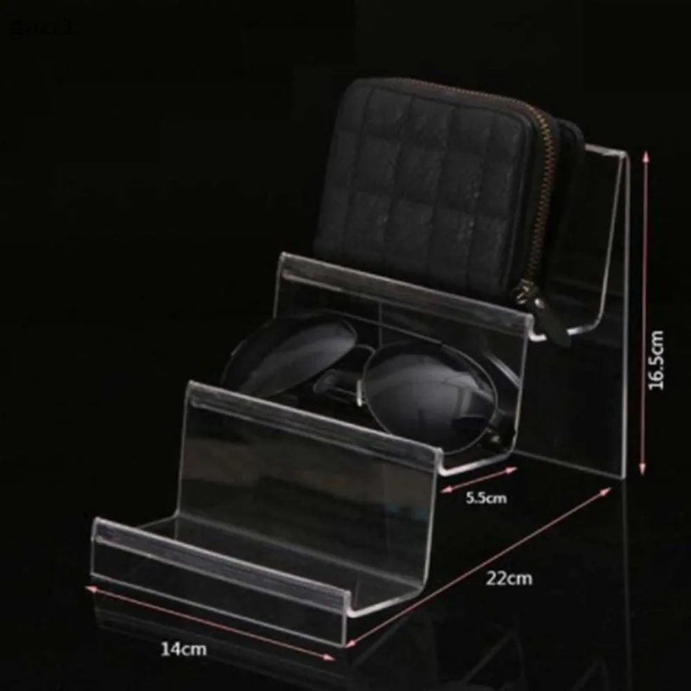 Durable Acrylic Cellphone Wallet Display Shelf Transparent Multilayers Glasses Rack Thickened Jewelry Display Stand