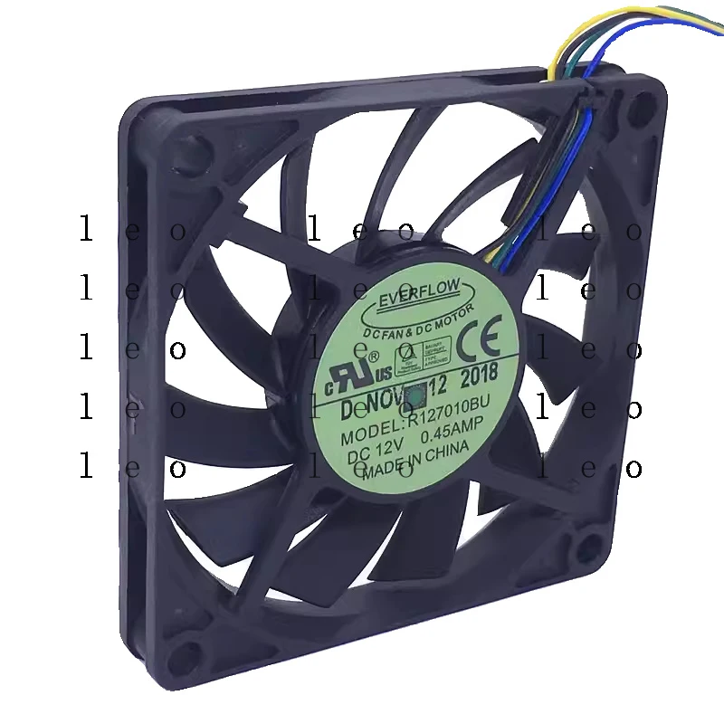 for  EVFLOW R127010BU 12V 0.45A 7CM 7010 4-wire PWM ultra-thin silent cooling fan