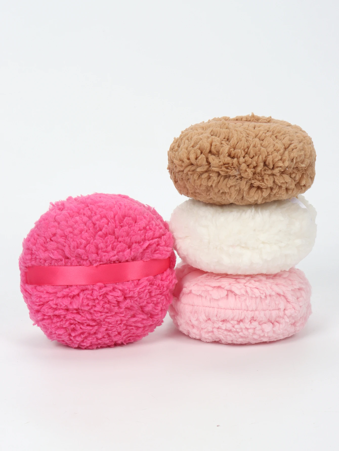 1/2Pcs Extra-Large and Extra-Thick Powder Puff, Skin-Friendly, Soft and Non-Absorbent, Extra-Large Talcum Powder Puff