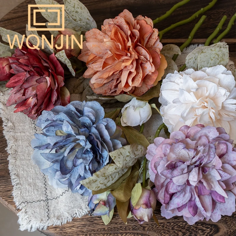 1 Buah Bunga Simulasi Peony Be - Photography Artificial Lighting ulasan dan harga