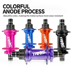 TANKE Dirt Jump Hub Single speed Locks Aluminum Alloy 32holes 120point 135*10mm,DJ MTB Bike hub Locking ring 6 claw 3 teeth BMX