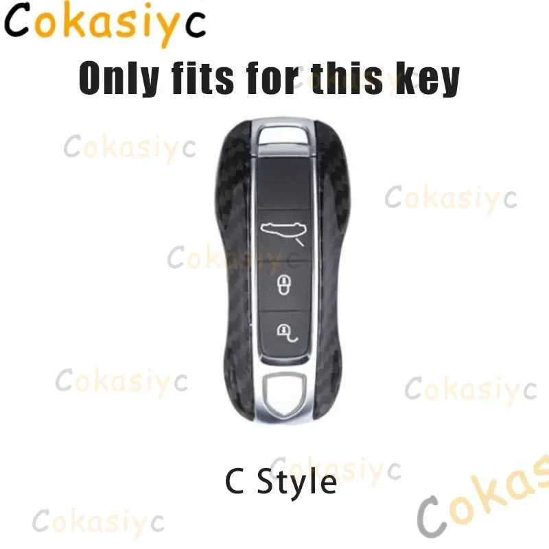 Étui à clés de voiture adapté à la Porsche Panamera Spyder Carrera Macan Cayman Cayenne 971 981 970 911 9YA Macan Boxster, accessoires