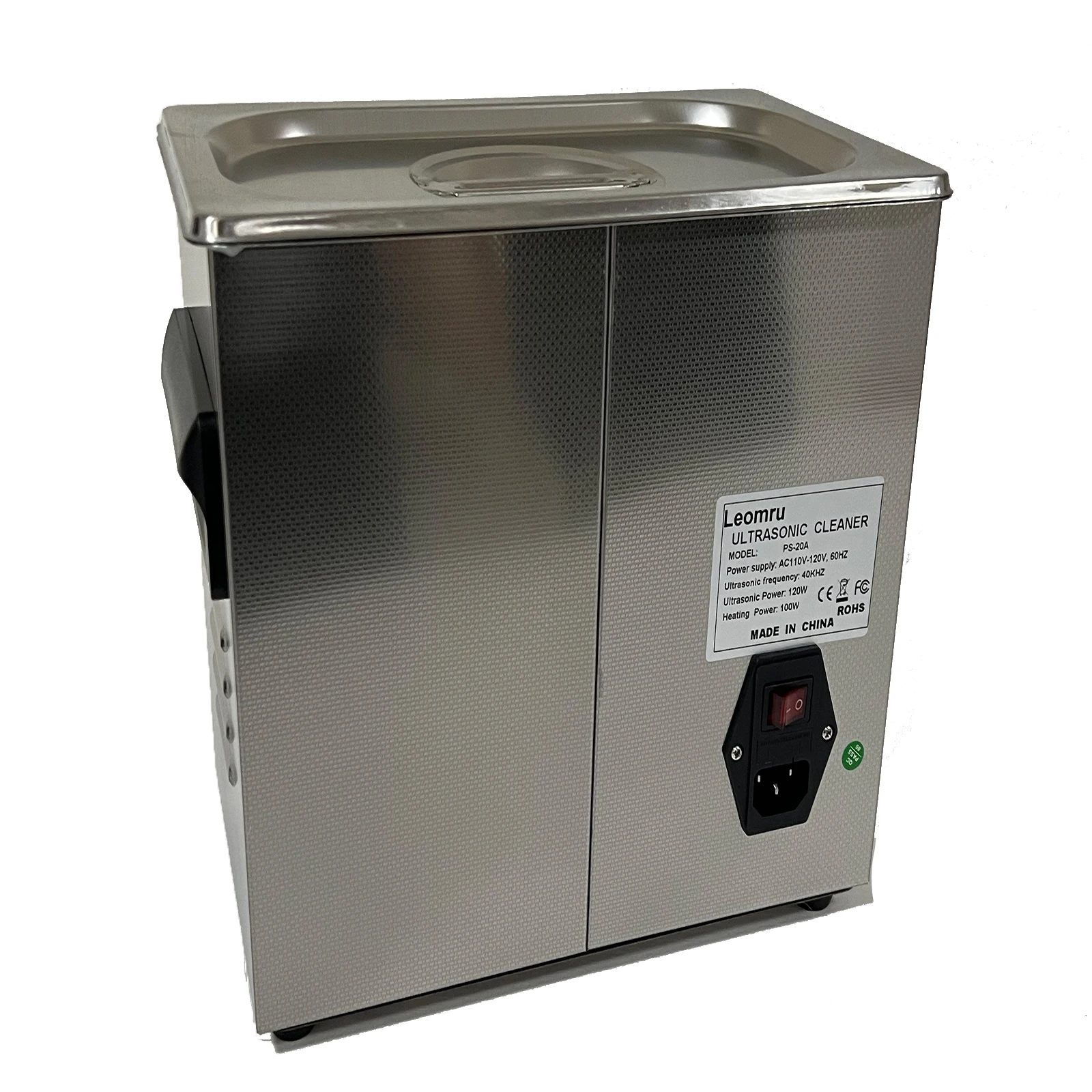 Leomru Tragbare Waschmaschine, digitaler Ultraschall, Schmuck, Uhren, Haushaltsgeräte