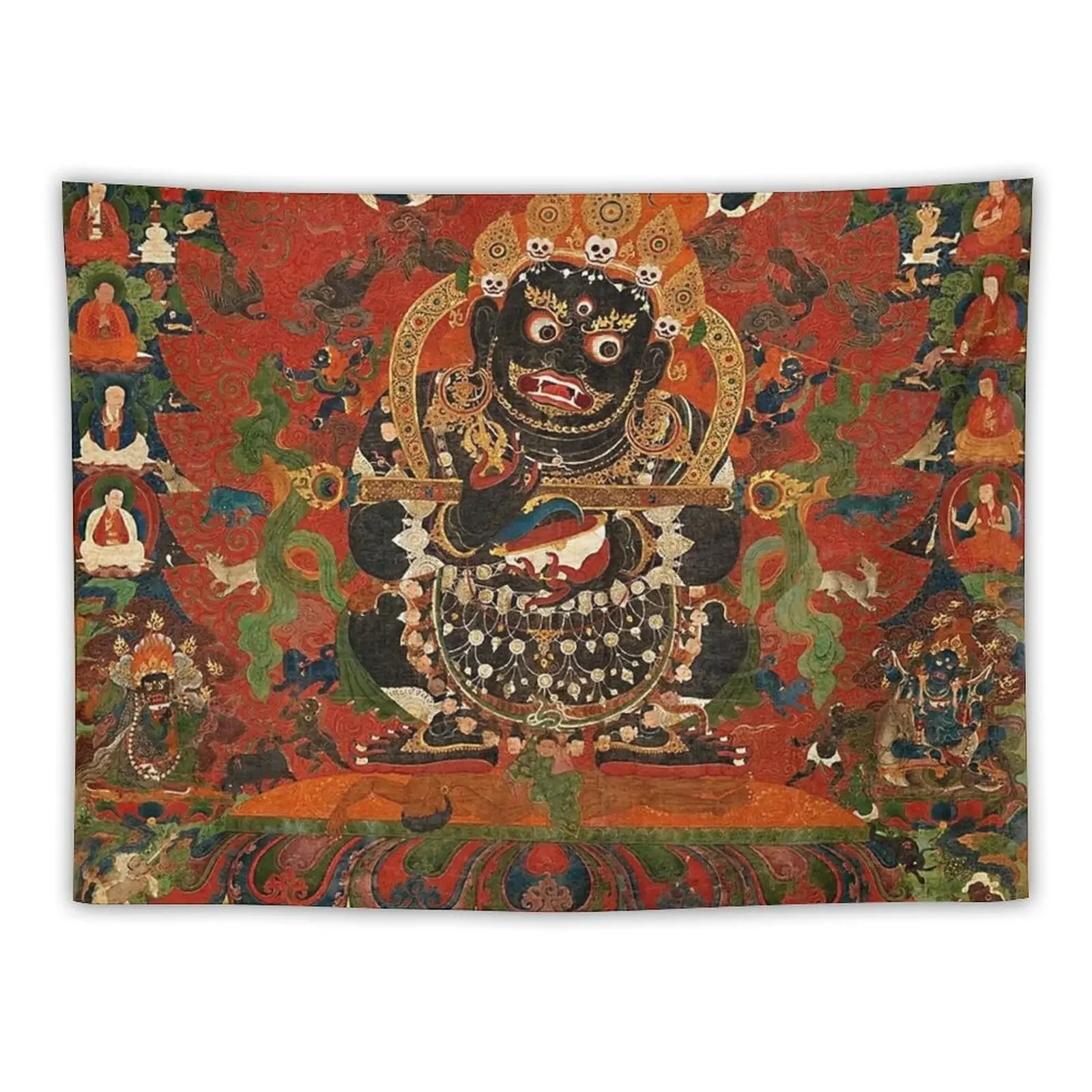 Vajrabhairava Tantric Buddhist Deity 5 Tapestry Wall Hanging Wall Home Decorations Aesthetic Wall Art Decoration Tapestry