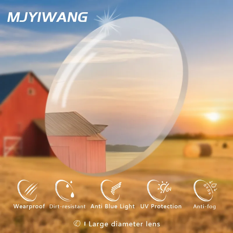 

MJYIWANG Prescription Series 1.56 1.60 1.67 1.74 CR-39 Resin Aspheric Glasses Lenses Myopia Hyperopia Presbyopia Optical Lens