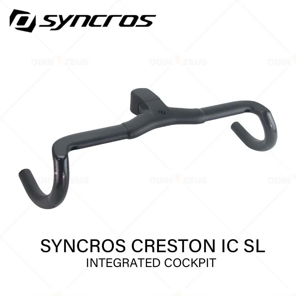 Syncros  carbon handlebar Internal Cable Routing Road Bicycle Handlebar  Carbon Integrated Gravel Cockpit Di2 Gravel Handlebar