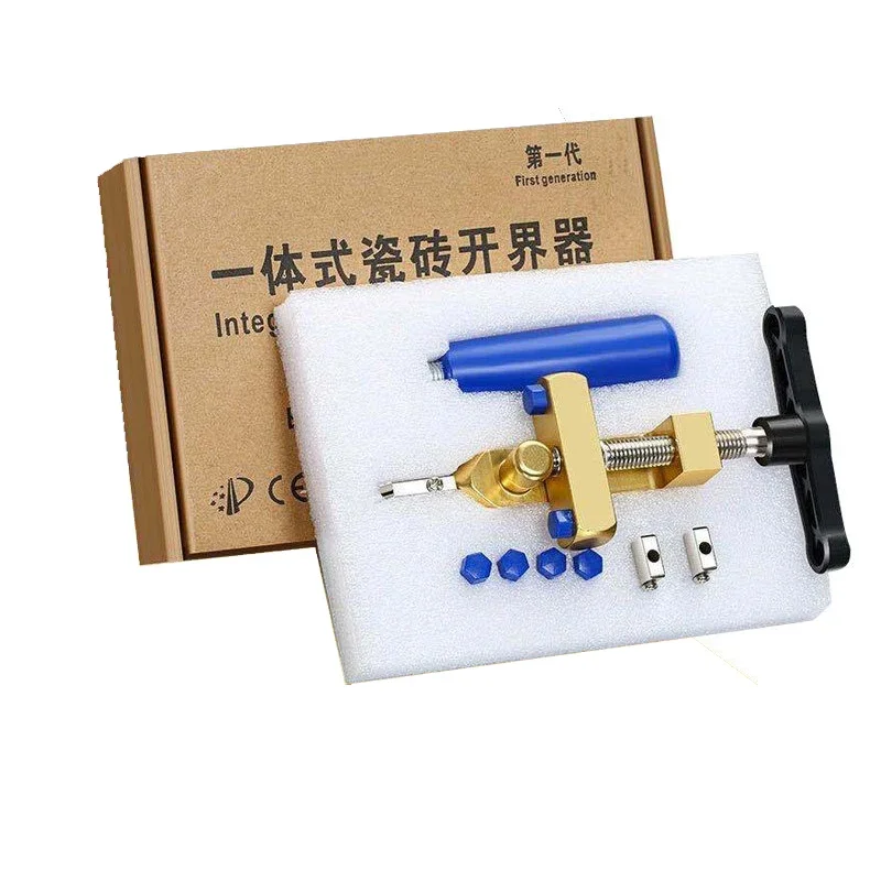 Abridor de azulejos de vidrio recién actualizado, cuchillo de mano de una pieza para azulejos de vidrio, cuchillo de corte de cerámica multiusos