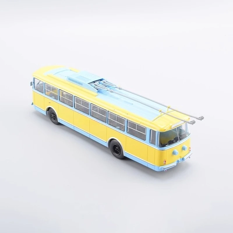 1/43 سيارات لعبة 9TR شبه جزيرة القرم الأسطوري حافلة الروسية Trolleybus المواد المعدنية JAVN064 نموذج حافلة ثابت نموذج الصبي لعبة هدية #4