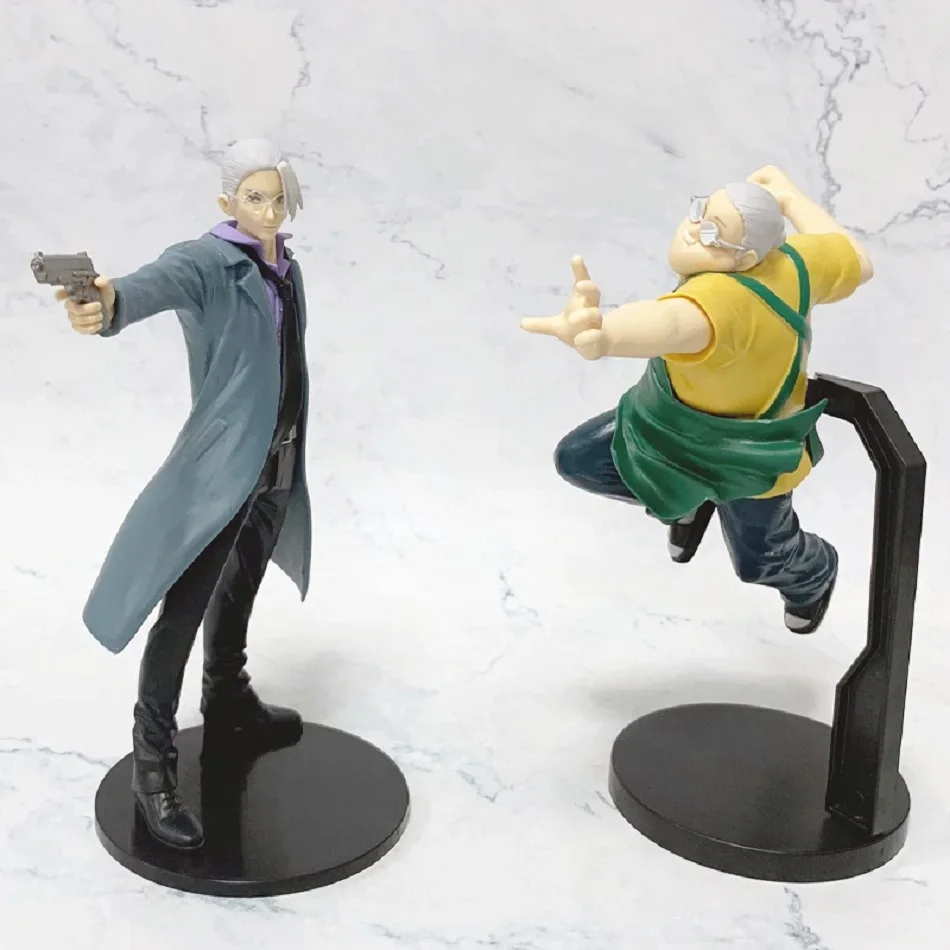 Sakamoto Taro & Shin Asakura Anime Action Figure PVC Toy Collectible Beeldje voor kinderen en fans voorraad beschikbaar
