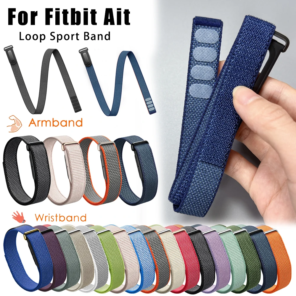 Breathable Nylon Strap For Google Fitbit Air Ultra-Slim Feather-Light Sport Bracelet Replacement Bicep/Wrist Band For Fitbit Air