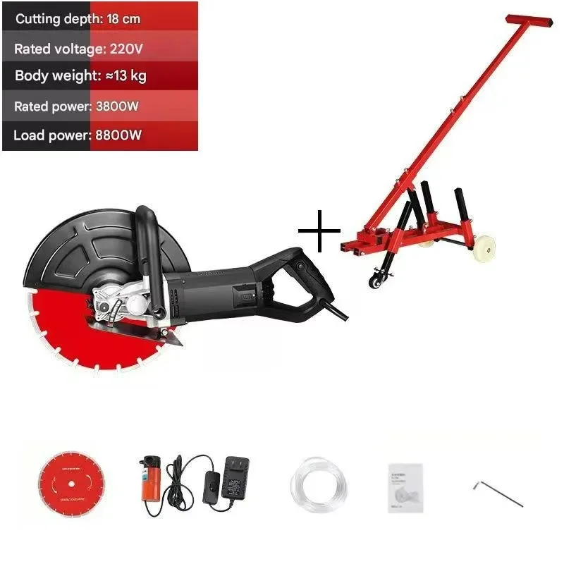 

【2026】Hot Selling Long Hand Pole Wall Grooving Machine Factory's Wall Cutter with Core Motor Wall Slotting Cutting Machine