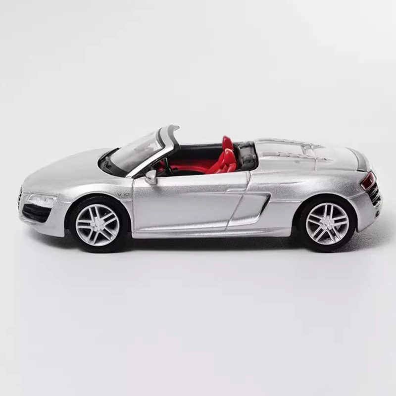 SHADOW Diecast 1:64 Scale R8 V10 Spyder 2010 Convertible Sports Car Alloy Simulation Vehicle Model Collection Decoration Display
