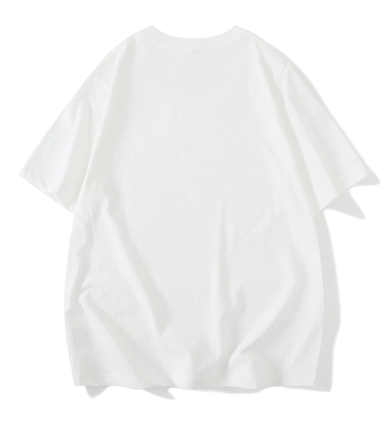 تيشيرتات عصرية للصيف والخريف والشتاء على الطراز الأمريكي للدراجات النارية بأكمام قصيرة من القطن الخالص للرجال والنساء #3